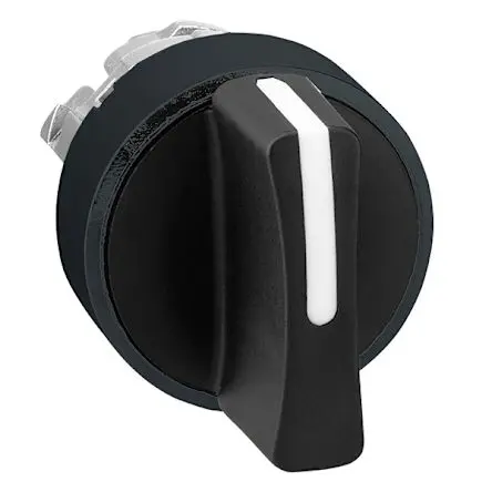 Produktfoto 1 von Schneider Electric Harmony XB4 Wählschalterkopf 3-Positionen 22 mm Federrückstellung zur Mitte