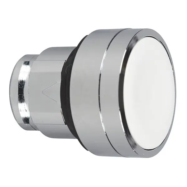 Produktfoto 1 von Schneider Electric Harmony XB4 Drucktastenkopf Ø 22.5 mm, Weiß Federrückstellung Rund, IP66