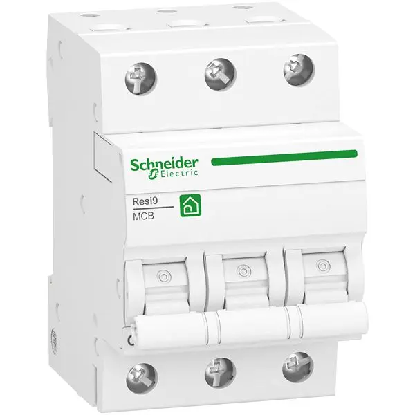 Produktfoto 1 von Schneider Electric R9F2 Miniaturüberlastschalter Typ C, Pol 3-polig 32 A 400 V ac, Abschaltvermögen 10000 A Resi9