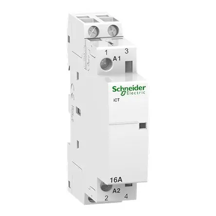 Produktfoto 1 von Schneider Electric ICT Schütz 220V ac-Spule, 2-polig, 250V ac / 16 A 220V ac 1.3 W 2 Schließer Motorsteuerung