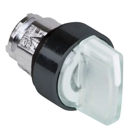 Produktfoto 1 von Schneider Electric Harmony XB4 Drucktastenkopf Ø 22.5 mm, Weiß Federrückstellung Rund Metall, IP66