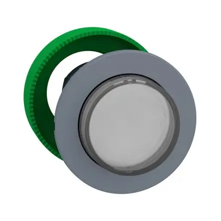Produktfoto 1 von Schneider Electric Harmony XB5 Drucktastenkopf Ø 30.5 mm, Weiß Drücken Drücken Rund, IP66