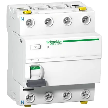 Produktfoto 1 von Schneider Electric A9Z FI-Schutzschalter, 4-polig, 40A, 300 mA Typ A-SI Acti9 EN/IEC 61008-2-1, EN/IEC 61008-1
