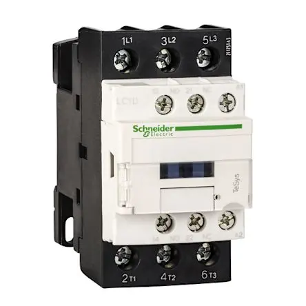 Produktfoto 1 von Schneider Electric LC1D Schütz 110V ac-Spule, 3-polig, 690V ac / 32 A 110V ac 18.5 kW 3 Schließer Motorsteuerung,