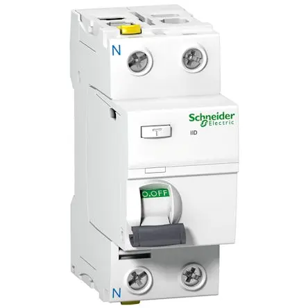 Produktfoto 1 von Schneider Electric A9Z FI-Schutzschalter, 2-polig, 25A, 30 mA Typ A-SI Acti9 EN/IEC 61008-1 EN/IEC 61008-2-1