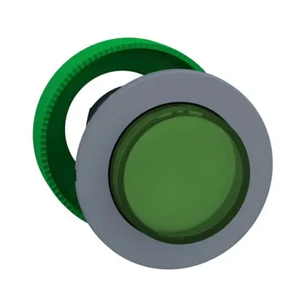 Produktfoto 1 von Schneider Electric Harmony XB5 Drucktastenkopf Ø 30.5 mm, Grün Drücken Drücken Rund, IP66