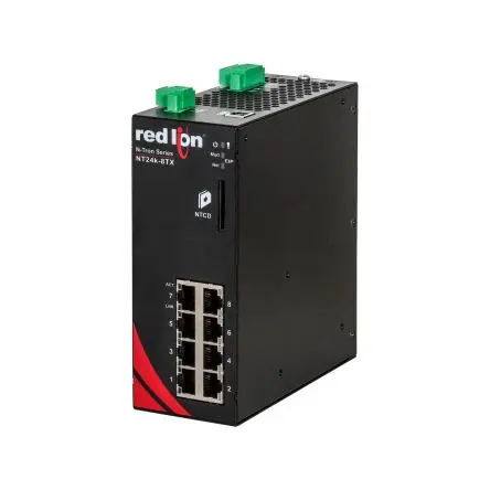 Produktfoto 1 von N-Tron NT24K Ethernet-Switch / 1000Mbit/s 8, bis 100 m, DIN-Hutschiene, 10/49 V dc