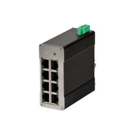 Produktfoto 1 von N-Tron 108TX Ethernet-Switch / 100Mbit/s 8, DIN-Hutschiene, 10/30 V dc