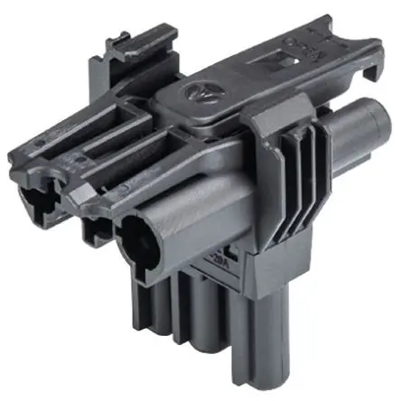 Produktfoto 1 von Wieland Gesis CLASSIC Beleuchtungssteckverbinder, Einsteck-Anschluss, T-Verteiler 20A, Kontakte: 3 IP40, Anz.Ausl. 3,