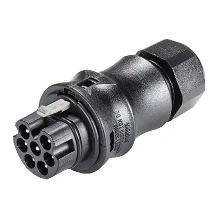 Produktfoto 1 von Wieland RST CLASSIC Beleuchtungssteckverbinder, Einsteck-Anschluss Stecker, Anschluss, Schraubbefestigung 20A, Kontakte: