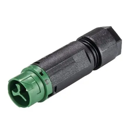 Produktfoto 1 von Wieland RST MINI Beleuchtungssteckverbinder, Einsteck-Anschluss Stecker, Anschluss, Schraubbefestigung 16A, Kontakte: 3