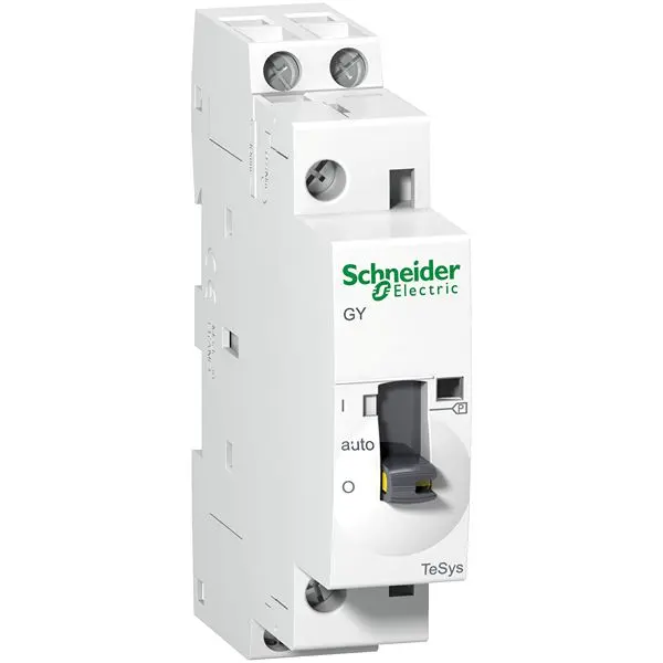 Produktfoto 1 von Schneider Electric TeSys GY TeSyS GY Leistungsschütz 24 V AC-Spule, 2 -polig , 250 V AC / 16 A 2 Schließer