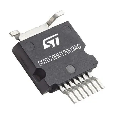 Produktfoto 1 von STMicroelectronics SCT Typ N-Kanal, Oberfläche Leistungs-MOSFET Erweiterung 1200 V / 30 A 23 W, 7-Pin HU3PAK