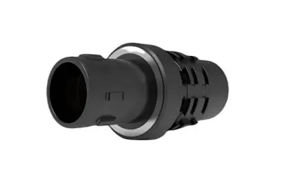 Amphenol NEXUS Technologies NX-A11YAR 53 mm Industrie-Rundsteckverbinder Stecker 5-polig Stecker Inline IP68, IP69K