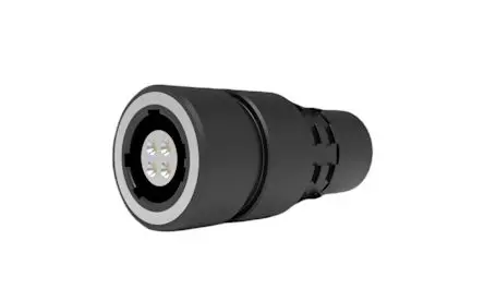 Produktfoto 1 von Amphenol NEXUS Technologies NX-K10YAR 47 mm Industrie-Rundsteckverbinder Buchse 4-polig Buchse Inline IP68, IP69K