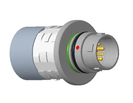 Produktfoto 1 von Amphenol NEXUS Technologies A10WDM 50 mm Industrie-Rundsteckverbinder Stecker 9-polig Stecker Kabel IP68, IP69K