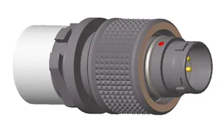 Produktfoto 1 von Amphenol NEXUS Technologies C10WAM 50 mm Industrie-Rundsteckverbinder Stecker 9-polig Stecker Inline IP68, IP69K