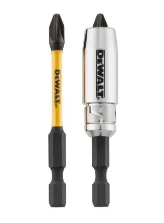 Produktfoto 1 von DeWALT Pozidriv Schraubbit, Stahl PZ2, Länge 57 mm, 3-teilig