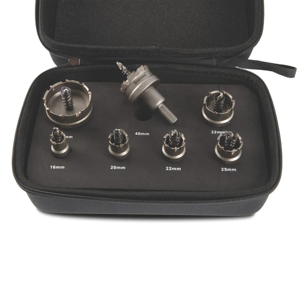 Produktfoto 1 von Starrett Stahl Lochsäge mit Zentrierbohrer, Ø 16 → 50mm / Bohrtiefe 3mm