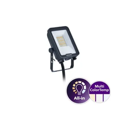 Produktfoto 1 von Philips Lighting BVP167 Flutlicht 1 20 W Grau, 240V / 2400 lm, IP65