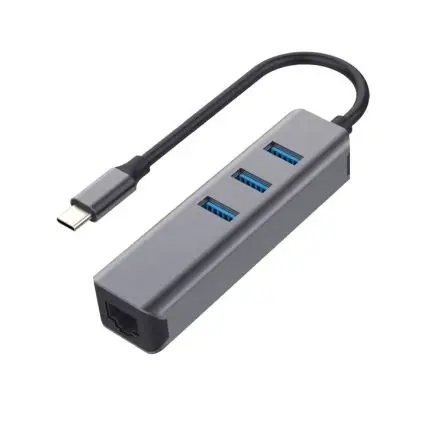 Produktfoto 1 von Exsys, USB 3.2 USB-Hub, 3 USB Ports, USB, USB-Bus T: 56 mm H: 27 mm B: 135mm
