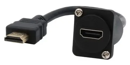 Produktfoto 1 von Exsys Adapter, HDMI-Buchse, HDMI, Buchse, Stecker