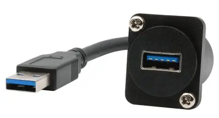 Produktfoto 1 von Exsys Adapter, USB Typ A, USB Typ A, Buchse, Stecker