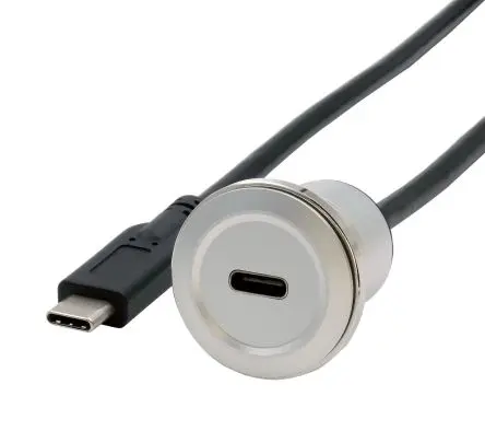 Produktfoto 1 von Exsys Adapter, USB Typ C, USB Typ C, Buchse, Stecker