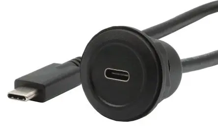 Produktfoto 1 von Exsys Adapter, USB Typ C, USB Typ C, Buchse, Stecker