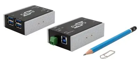Produktfoto 1 von Exsys, USB 3.2 USB-Hub, 4 USB Ports, USB, Anschlussstecker T: 25 mm H: 52.8 mm B: 82mm