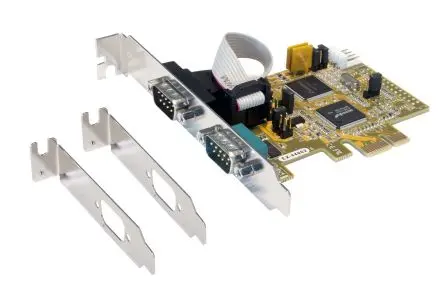 Produktfoto 1 von Exsys PCIe PCIe-Erweiterungskarte, 2-Port