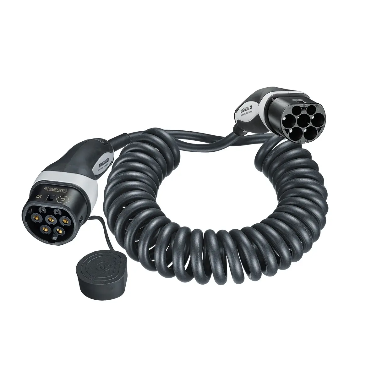 Produktfoto 1 von MENNEKES Stecker EV-Ladekabel 11 kW, 3, 20 A Nennstrom, 4 m, Abgeschlossen, 40 V, IP20