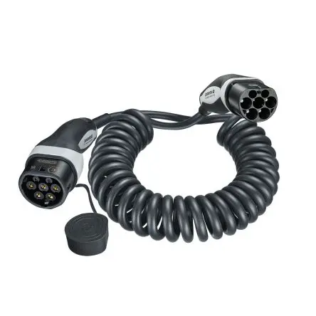 Produktfoto 1 von MENNEKES Stecker EV-Ladekabel 11 kW, 3-phasig, 20A Nennstrom, 4 m, Abgeschlossen, 40V, IP20