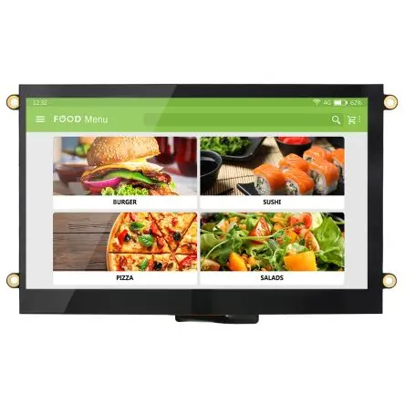 Produktfoto 1 von NEWHAVEN DISPLAY INTERNATIONAL TFT-LCD-Anzeige 7 Zoll HDMI Touchscreen Kapazitiv, 800 x 480 Pixel, 154.9 x 86.85 mm LED