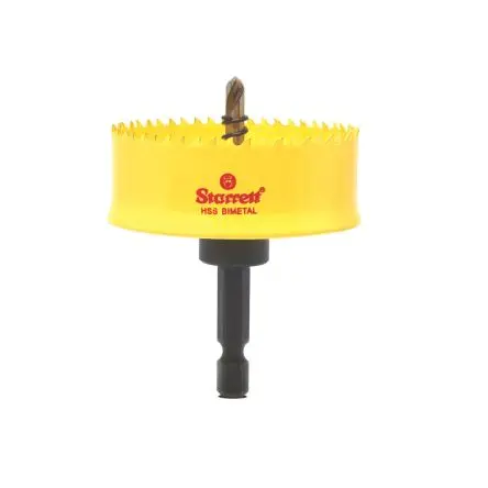 Produktfoto 1 von Starrett, Ø 51 mm HSS Lochsäge Zentrierbohrer inkl. / Bohrtiefe 13 mm
