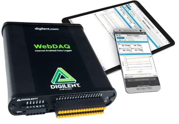 Produktfoto 1 von Digilent 16-Kanal Temperatur Datenlogger, Sensor Temperatur, Thermoelement