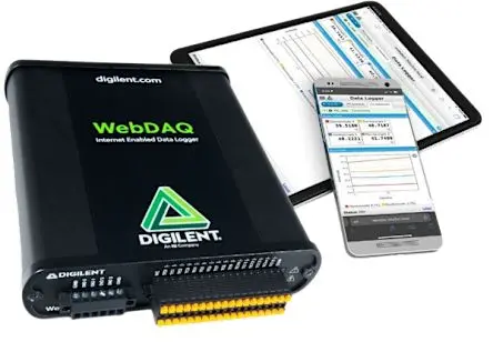 Produktfoto 1 von Digilent WebDAQ 316 Thermoelementtemperatur Temperatur Datenprotokolliergerät, 0 °C 16-Kanal → 50 °C