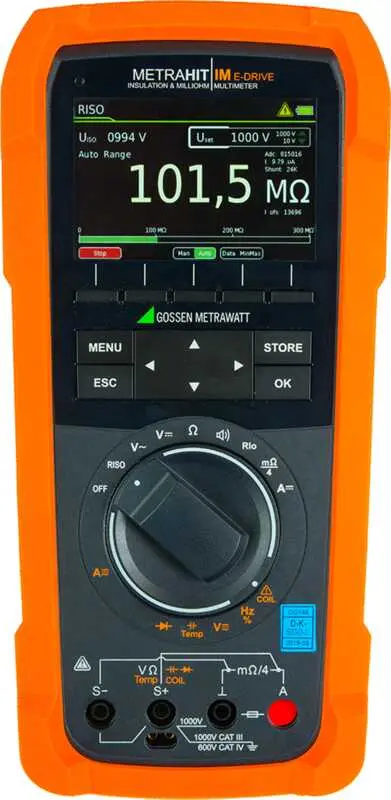 Produktfoto 1 von Gossen Metrawatt M272S Tragbar Digital Multimeter Echteffektivwert, CAT IV, CAT III 1000 V ac / 3 mA ac 3 mA dc, 3000 mΩ
