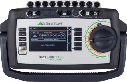 Produktfoto 1 von Gossen Metrawatt SECULIFE ST PRO, Medizinische Sicherheit Tester, Gerätetester, Prüfung Automatisch, Leckstrom,