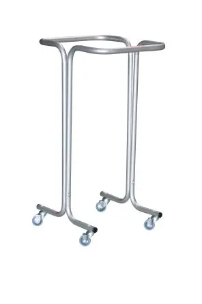 Produktfoto 1 von FIMM FIMM Müllbeutelhalter 120L Grau T 400 mm H. 875 mm B. 470mm mit Rädern ø 25 mm