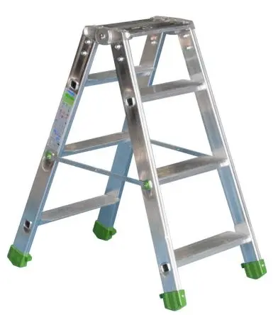 FIMM Leiter 4-Stufen Aluminium, Höhe 800mm, 5 kg