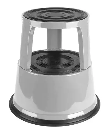 Produktfoto 1 von FIMM Schritte 2 Stufen H.= 405mm Metall Grau, Schwarz 150 kg