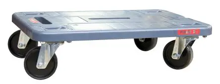 Produktfoto 1 von FIMM Transportwagen Polypropylen, 350 kg Last, 400mm x 600 mm x 400 mm