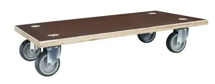 Produktfoto 1 von FIMM Transportwagen Holz, 150 kg Last, 300mm x 600 mm x 300 mm