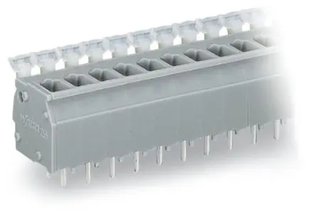 Produktfoto 1 von WAGO 255 Leiterplattensteckverbinder 90 °, 2-polig / 2-reihig, Raster 5.08 mm