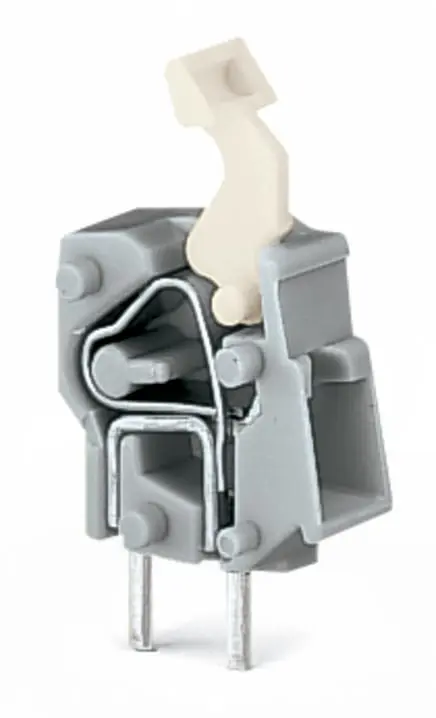 WAGO 257 Leiterplattensteckverbinder 0°, Durchsteckmontage, 1-polig / 2-reihig, Raster 5.08 mm