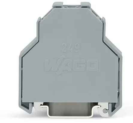 Produktfoto 1 von WAGO 249 Endabdeckung Grau