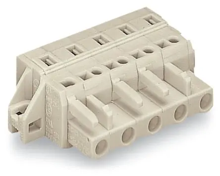 Produktfoto 1 von WAGO 721 Beleuchtungssteckverbinder, Kabel Buchse, Anschluss, Zugfederklemme 16A, Kontakte: 3, Anz.Ausl. 3, 0.08mm², 2.5