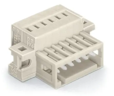 Produktfoto 1 von WAGO 734 Beleuchtungssteckverbinder, Kabel Stecker, Stecker für Beleuchtung, Zugfederklemme 10A, Kontakte: 2 IP20,