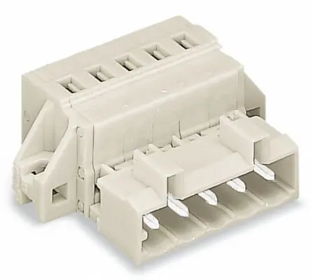 Produktfoto 1 von WAGO 721 Beleuchtungssteckverbinder, Kabel Stecker, Stecker für Beleuchtung, Zugfederklemme 12A, Kontakte: 3, Anz.Ausl.